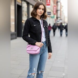 Juicy Couture Light Pink Crossbody Bag